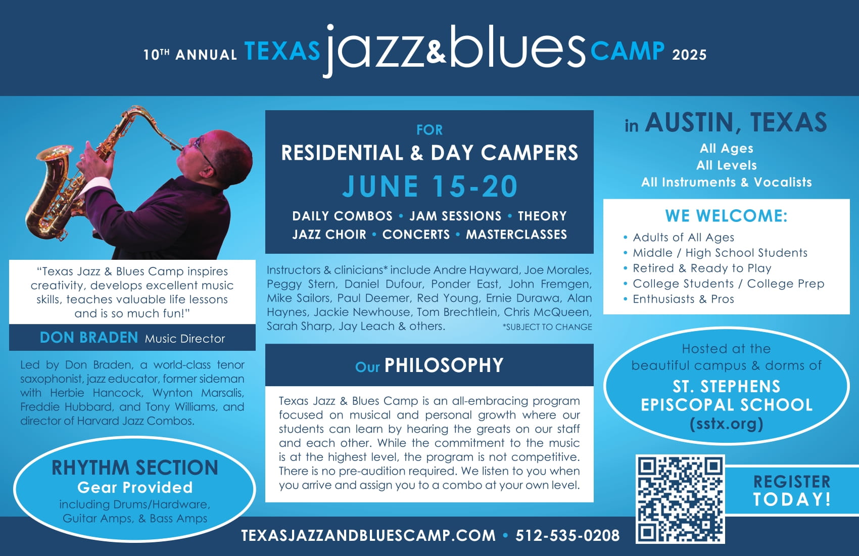 Texas Jazz & Blues Camp 2025 2