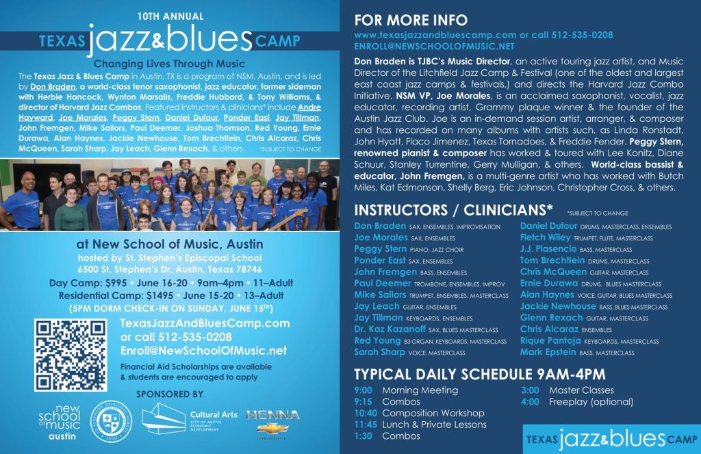 Texas Jazz & Blues Camp 2025 3